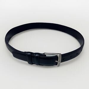 Ping Leather Golf Belt Mens 32 Black Silver Buckle Dress Casual Performance